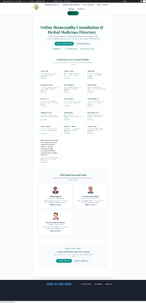 HerbalHomeo.com 1 HerbalHomeo Medical Directory Portal